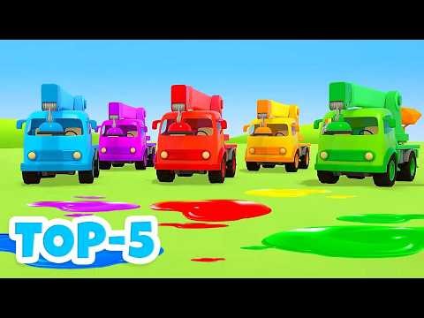 The Helper Cars. New missions for colorful rescue vehicles – 5 cartoons