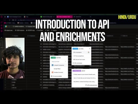 Introduction to API and Enrichments in Clay.com