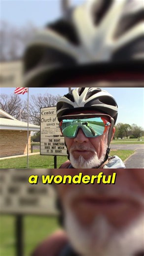 🚴 Church Sign Hasn’t Changed in 6 Weeks! 65 & Riding Strong 💡