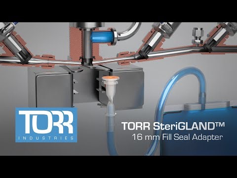 TORR SteriGLAND™ 16 mm Fill Seal Adapter