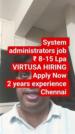 Virtusa Hiring System Administrator 🔥 2–5 Years | Windows + Linux + AWS/Azure Jobs 2026