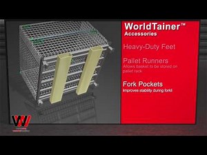 Worldwide Material Handling -- WorldTainer Wire Mesh Containers
