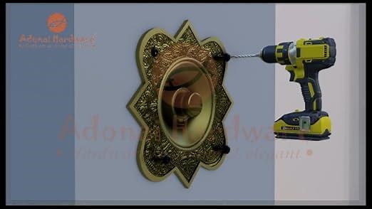 How to install \"Parshandatha\" Brass Door Bell Push Button