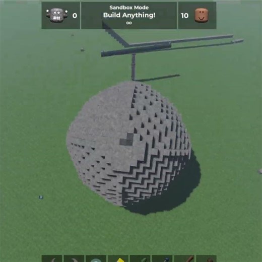 boulder vs. rubber spinner #btstr2 #sandbox #roblox