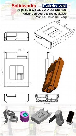 3D-printable under-desk drawer #mechanicalengineering #solidworkstutorial #mechanicaldesign