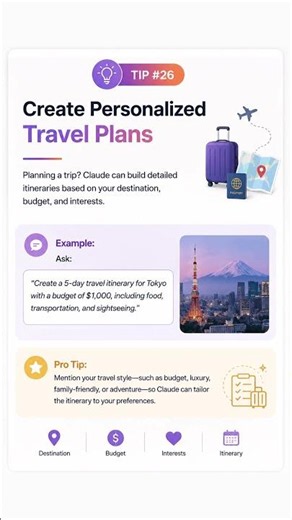 Claude Ai Tip #26: Stop Planning Trips Manually! Let Claude AI Do It ✈️