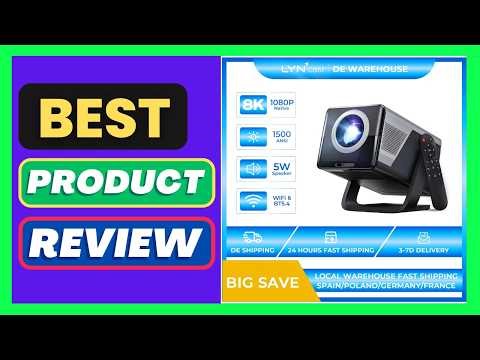Lyncast Projector X7 8K Support 1500ANSI 1080P Auto Focus
