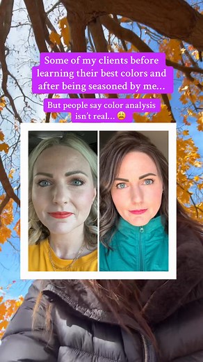 COLOR ANALYSIS Ever wonder what colors actually look best on you? I’m a certified 12-season color analyst helping people discover their perfect palette under $100! From wardrobe to makeup, I’ll get you in the right shades to make you glow ✨. How? Check my profile bio link to get your perfect color service today! From season reveal, to full blown analysis, to same day service, I’ve got you covered! Or join in daily and follow along for seasonal color reveals, before & afters, and DIY your own per