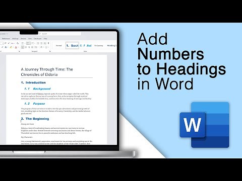How To Get Numbered Headings & Subheadings In Word! [2024]