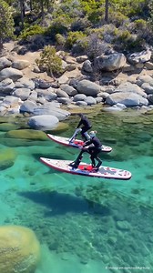 8.3K views · 98 reactions | Here's a cool way to cruise around Lake Tahoe: on a water bike! The mountain lake is located on the border between US states Nevada and California. And if you don't fancy touring the lake, there are many other activities you can enjoy from winter sports to visits to casinos in the area. Have you been there before?  Lake Tahoe   instagram.com/redsharkusa | instagram.com/mariadelmar310 | DW Travel | Facebook