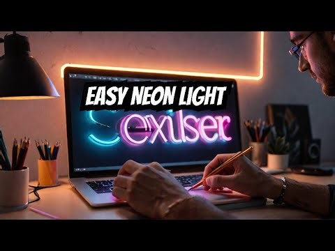 How To Make Neon Signs In Photoshop So Easy! Tutorial 🎨