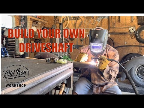 Building the speedway motors DIY driveshaft for the 36 ford build