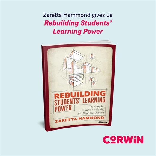 Achievement gaps persist despite years of initiatives. Zaretta Hammond's new book helps us reimagine instruction for our most vulnerable learners so they can rebuild their brains' learning muscles. Get the resource that rebuilds your students' independent learning power. | Corwin