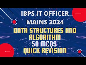 IBPS IT Data Structures MCQ Challenge