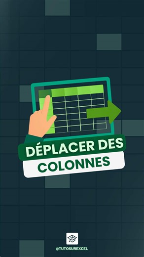 Tu savais que tu peux déplacer une colonne dans Excel en quelques secondes, sans couper-coller ? 😎 Beaucoup de gens ne connaissent pas cette astuce… alors qu’elle fait gagner un temps fou. D’abord, tu sélectionnes ta colonne avec Ctrl Espace. Ensuite, tu maintiens la touche Maj enfoncée, tu te places sur le bord de la colonne jusqu’à voir les deux flèches qui se croisent, puis tu cliques et tu fais glisser. Et là, tu déplaces ta colonne exactement où tu veux 💻 Simple, rapide, propre. Si tu veu