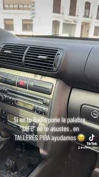 How to remove safe mode - the safe word from a radio