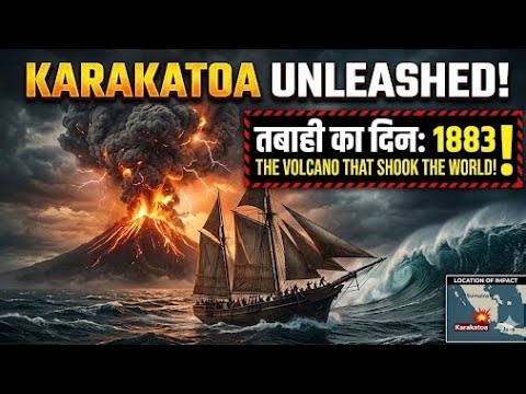 Krakatoa Volcano: प्रलय का वो दिन: जब पूरी दुनिया कांप उठी! (Krakatoa 1883)