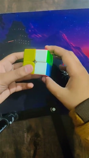 How to solve 2 by 2 cube #rubikscubesolution #rubikscube @hasnaintechnical43