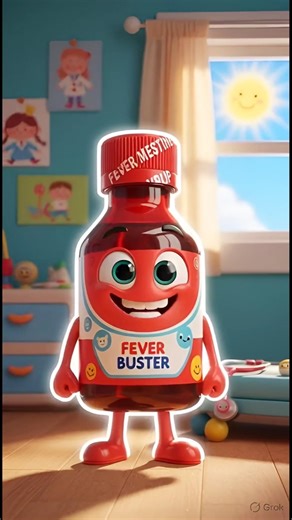 Fever Fighter Talking Medicine 💊 | Fast Relief Animation | 3D Cartoon Health Video