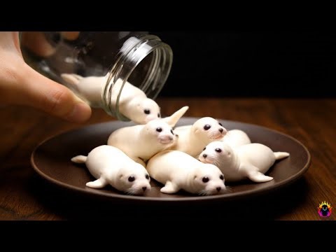 Tiny Albino Animals Compilation AI ASMR (Oddly Satisfying)