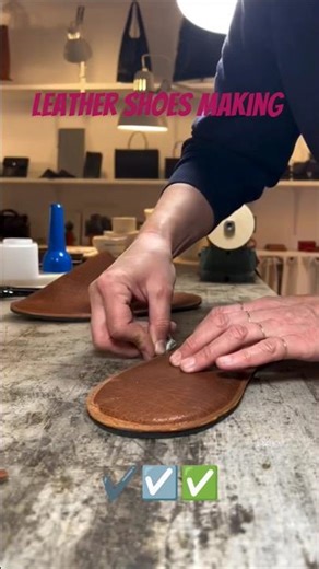 making leather shoes #shortvideo# ytshorts #shoemaking,#cordwainer, #handcraftedshoes,