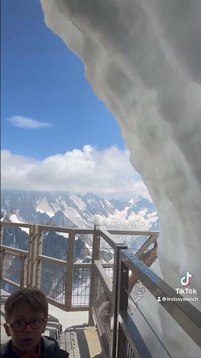 The summit of Aiguille Du Midi in the French Alps has EPIC views