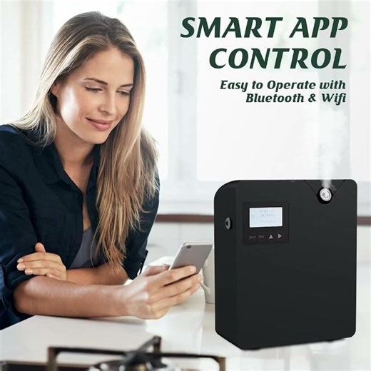 Scent Air Machine For Home Waterless Essential Oil Diffuser With Smart Cold Air Technology Bluetooth