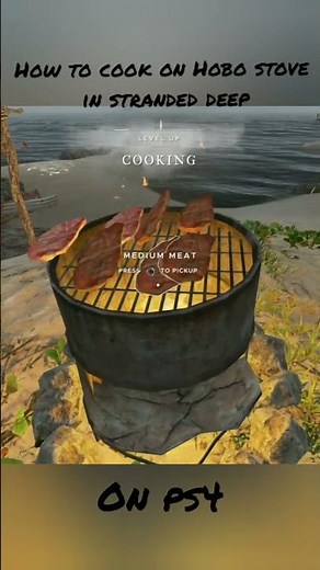 trick to cook on hobo stove in stranded deep #shorts
