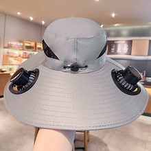 [Hot Item] Solar-Powered Charging Fan Hat (fisherman cap)