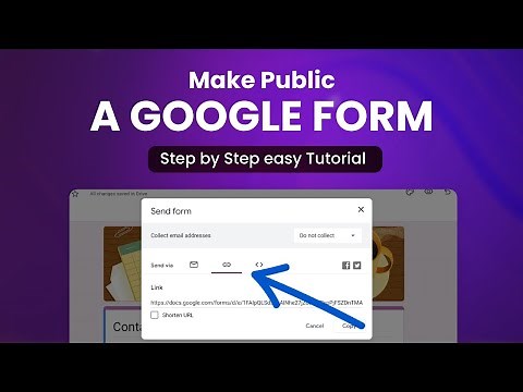 How to Make Google Form Public 2024 (Step by Step Guideline)
