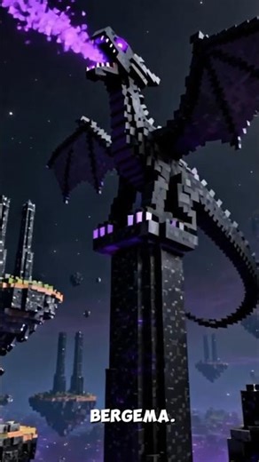 Ender dragon vs Steve👾#minecraft