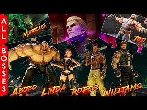 Double Dragon Revive – All Boss Fights | Complete S+ Showcase!