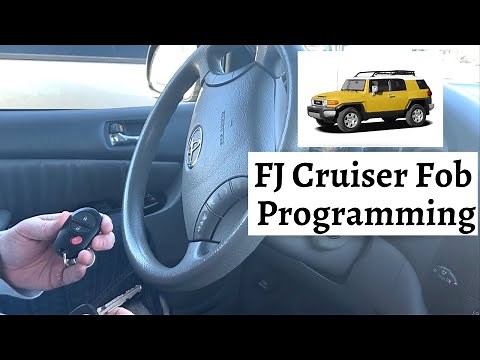 How To Program A Toyota FJ Cruiser Remote Key Fob 2007 - 2008 DIY Tutorial