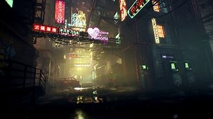 Raining City Street Animated Wallpaper