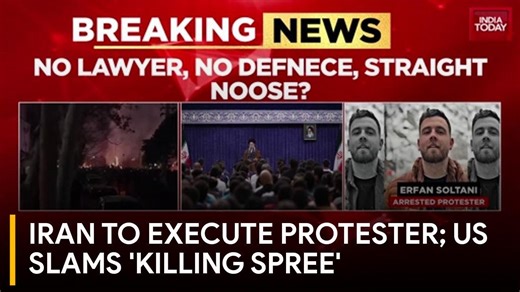 Iran prepares to execute 26-year-old protester as US administration slams 'brazen murder'