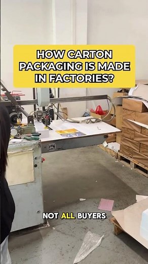 How Carton Packaging Is Made in Factories