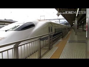 東海道新幹線、通過シーンなど小田原駅 (Tokaido Shinkansen)