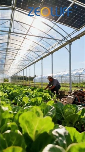 solar photovoltaic power generation in vegetable greenhouses#ZEOLUFF