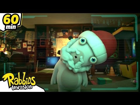 Santa Rabbid Has a Message for You!| RABBIDS INVASION | 1H New compilation |Cartoon for kids