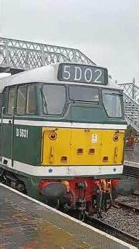 class 31 short 31207 D5631 restored back to 1960s era Sheringham Norfolk railway.