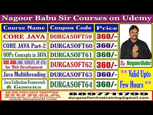 Nagoor Babu Sir Courses on Udemy