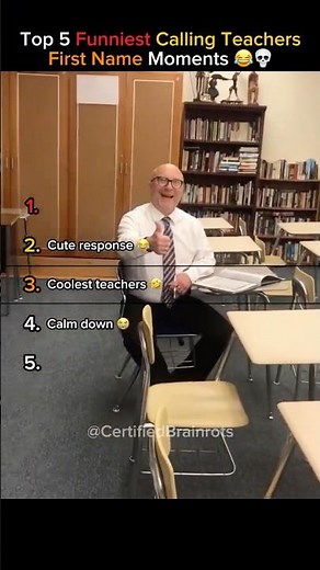 Top 5 Funniest Calling Teachers First Name Moments (Watch Their Reactions!) 😂💀