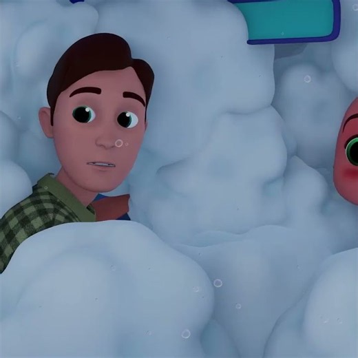 What happens inside a car wash?! 🚗🧼 #NurseryRhymes #KidsCartoons #shorts