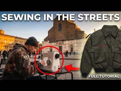 This Is a Bomber Jacket Tutorial… With a Twist 🇮🇹