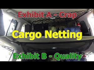 Cargo Net Installation | 4x4 Storage Solution