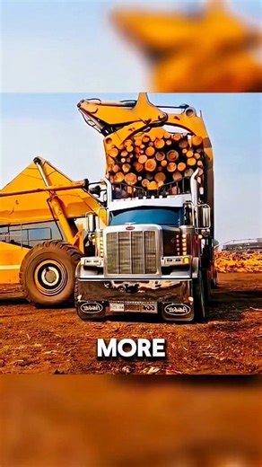 Farmer tests out a new log loader in the USA! 😳 #Innovation #Farming | Work Of Zon