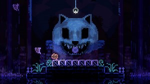 How to get past the dog ghost with the disc in Animal Well