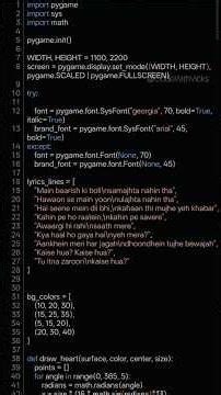 'kaise hua' with python.. music credit:-"Vishal Mishra"