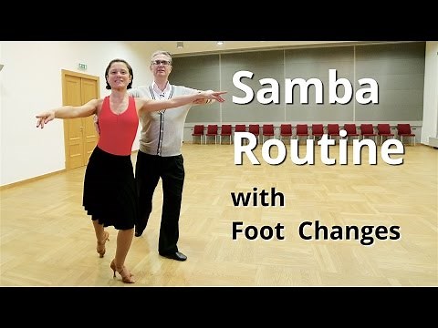 Basic Samba Routine | Foot Changes