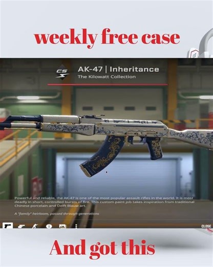 First case opening in CS2 and got 😱 #shorts